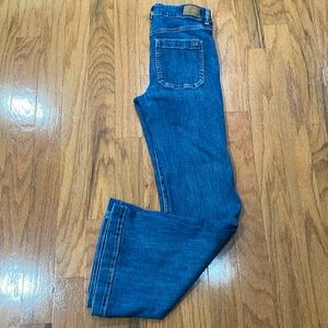 American Eagle Next Level Stretch Women’s Size 8 Long Blue Jeans Hi-Rise Flare